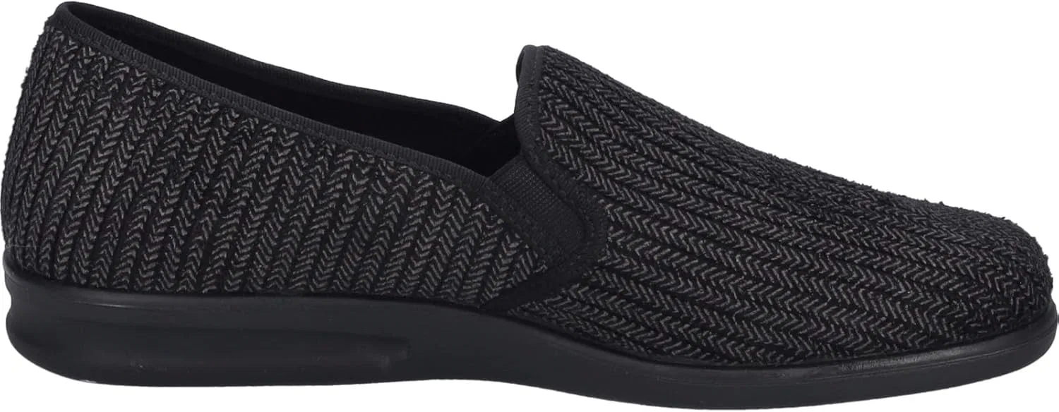 Мужские домашние тапочки Josef Seibel Belfort 122, ширина G (стандартная), Black — фото 3