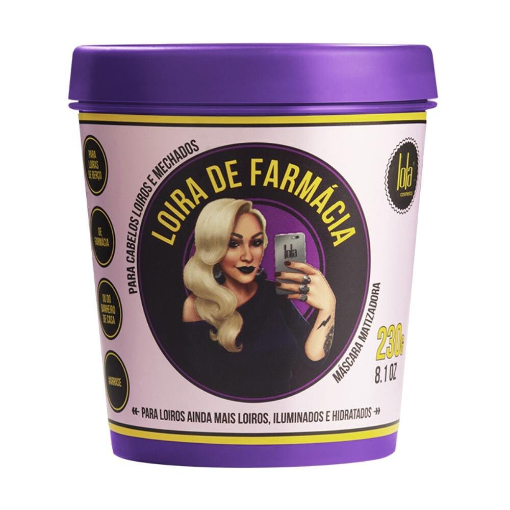 

Маска для волос Loira De Farmácia Máscara Matizadora Lola Cosmetics, 230 мл