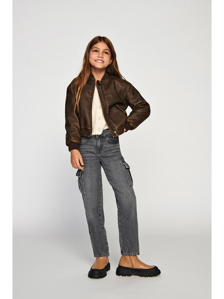 Джинсы KIDS ONLY Cargojeans - Tapered fit -, серый — фото 3