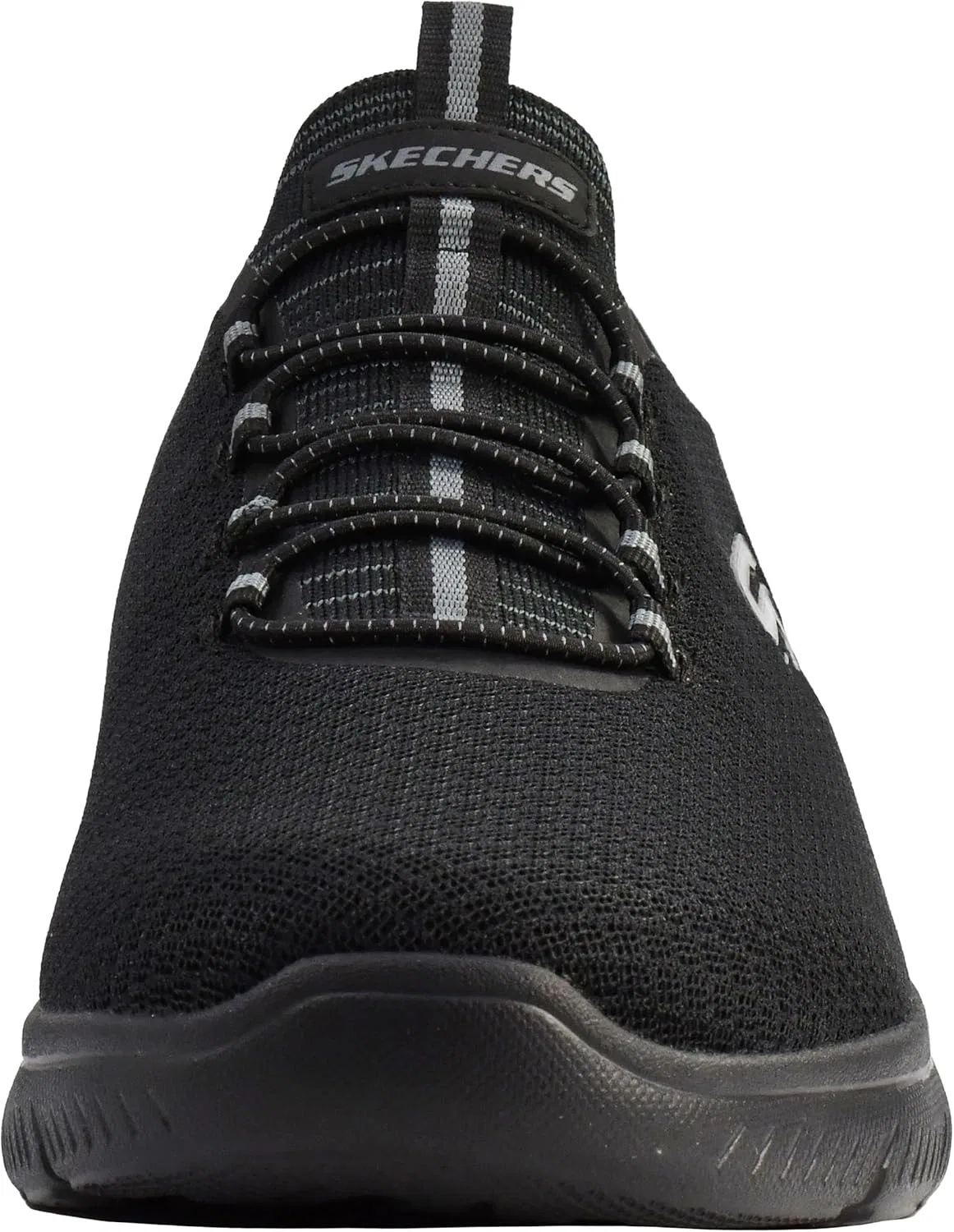 Кроссовки повседневные Skechers Summits High Range Hands Free Slip-in, черный — фото 2