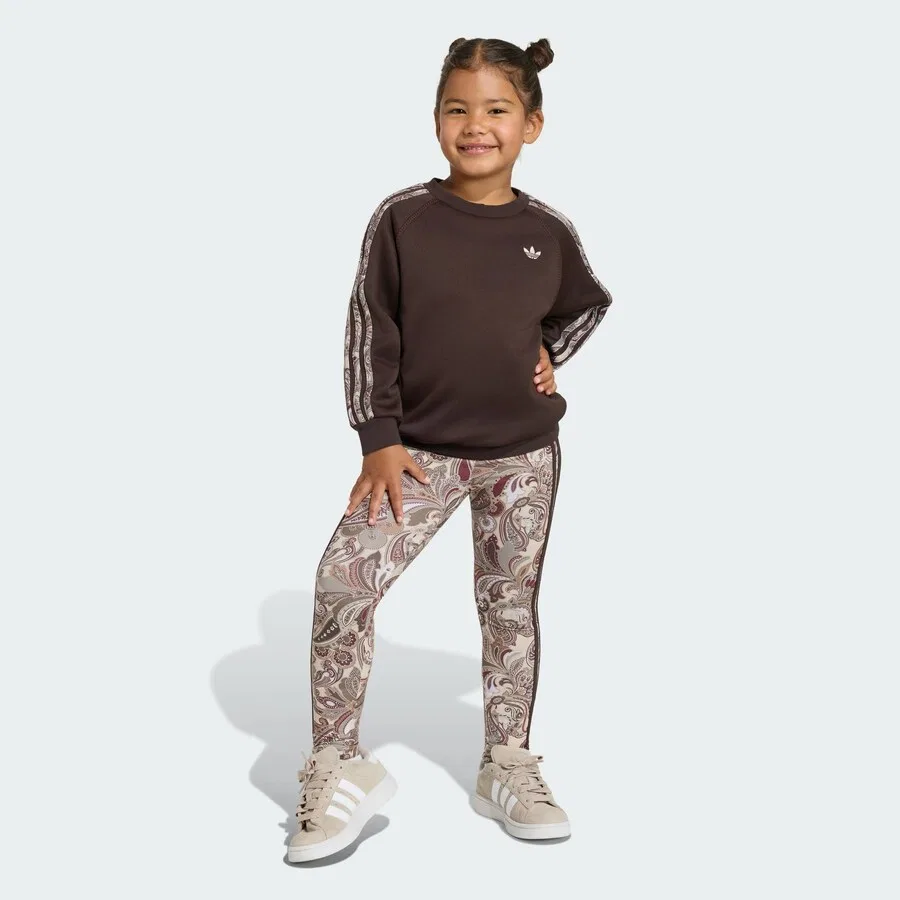 Спортивный костюм ADIDAS ORIGINALS 'Adidas x Liberty London' коричневого цвета — фото 2