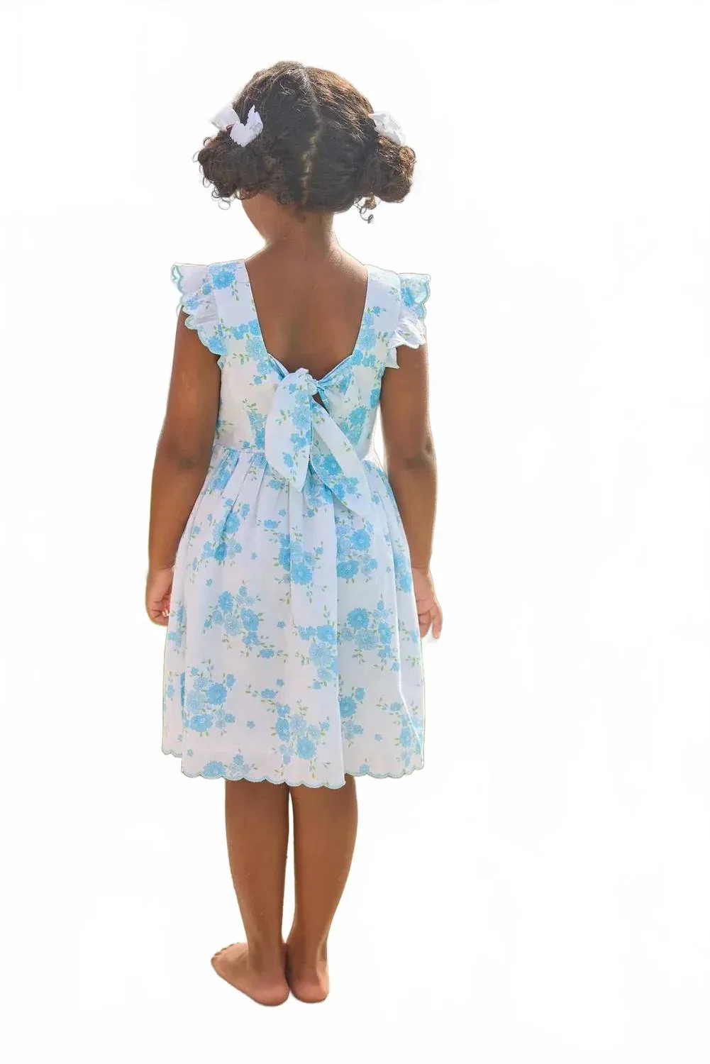 Детское платье-сарафан для девочек с оборками Mila Sundress LITTLE ENGLISH, Turks Floral — фото 2