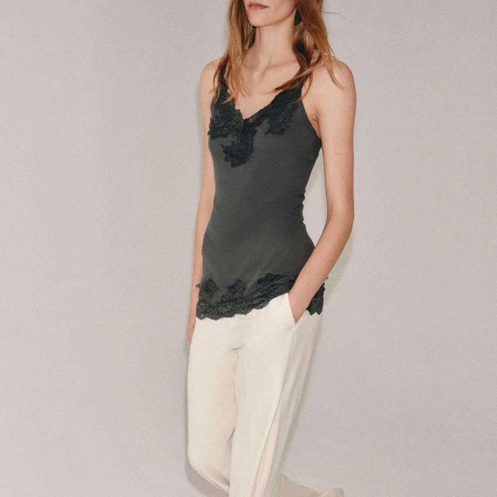 Женское камисоли с глубоким V-образным вырезом Deep Lead ZARA, Deep Lead — фото 4
