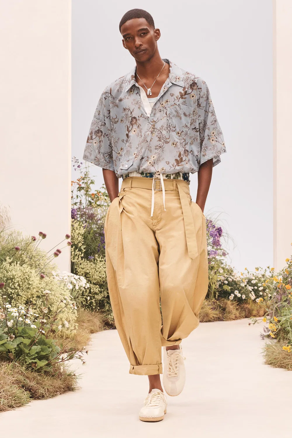 Рубашка CTTN FLWR ZARA, Printed