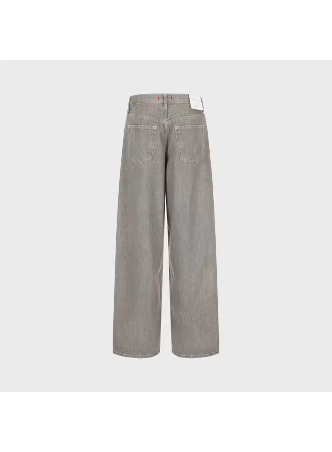 Джинсы свободные джинсовые Zara, серый — фото 3