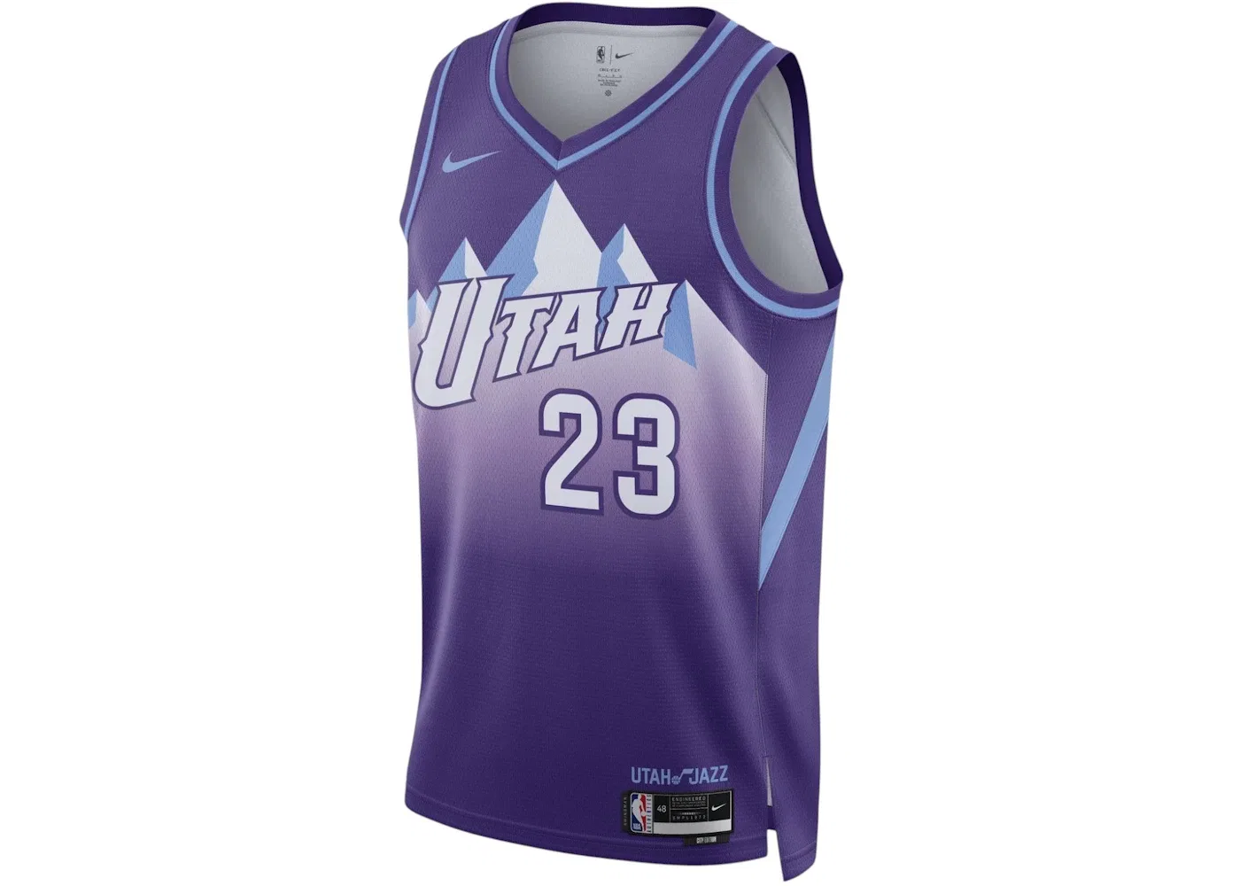 Мужская баскетбольная джерси с длинным рукавом Nike, Purple