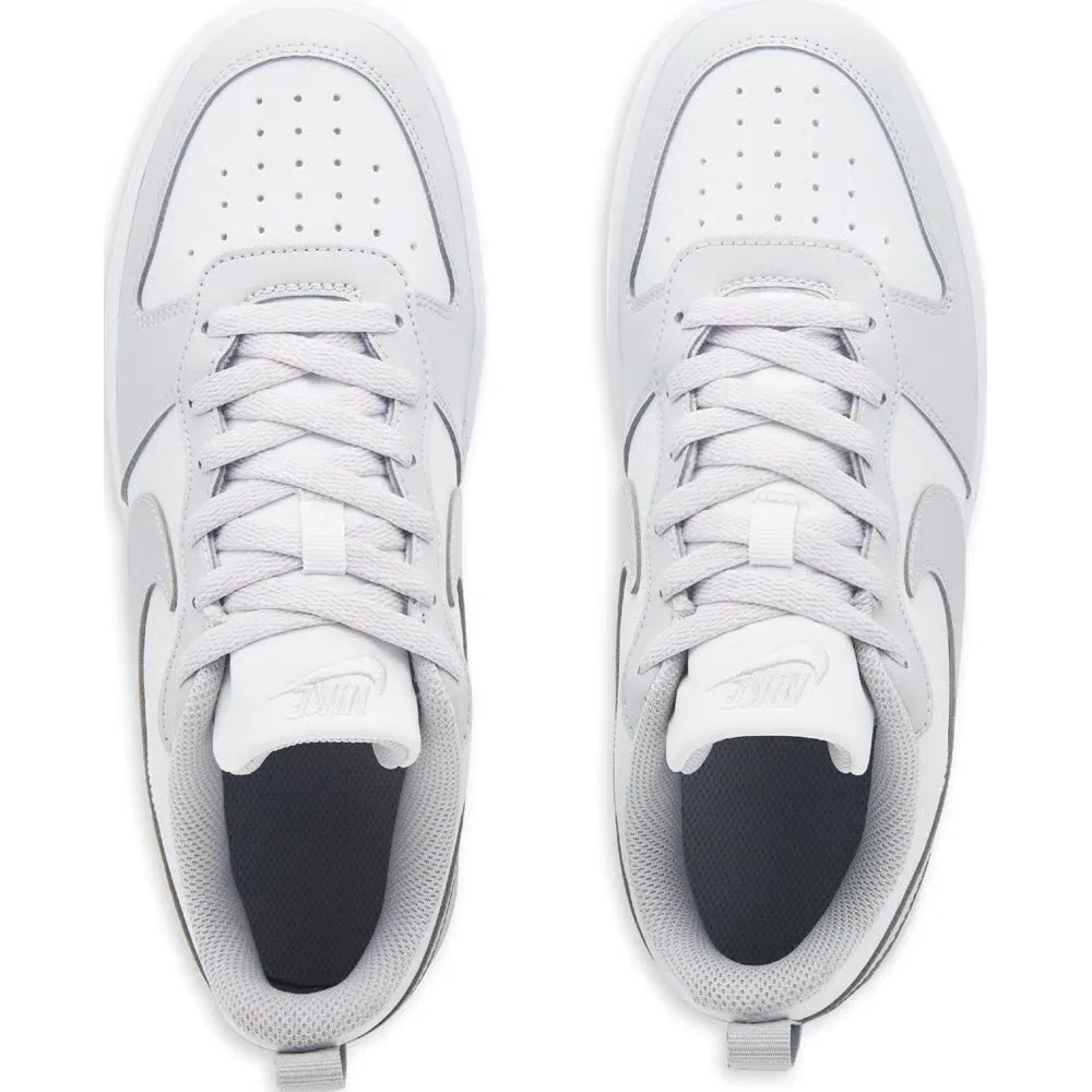 Детские низкие кроссовки Court Borough Recraft Nike, Grey/Off White — фото 4