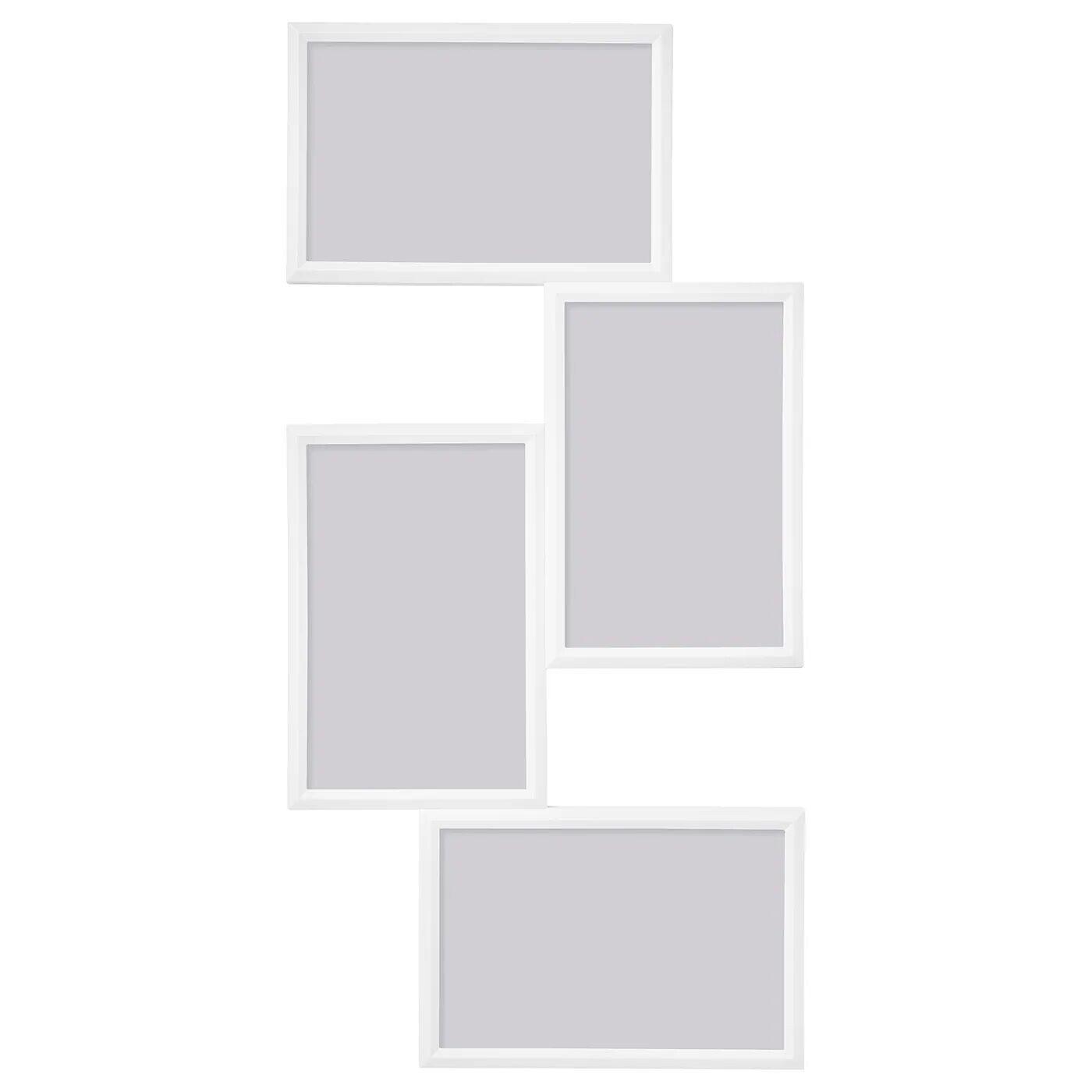 

Рамка-коллаж на 4 фотографии, белая, 21х41 см, YLLEVAD IKEA