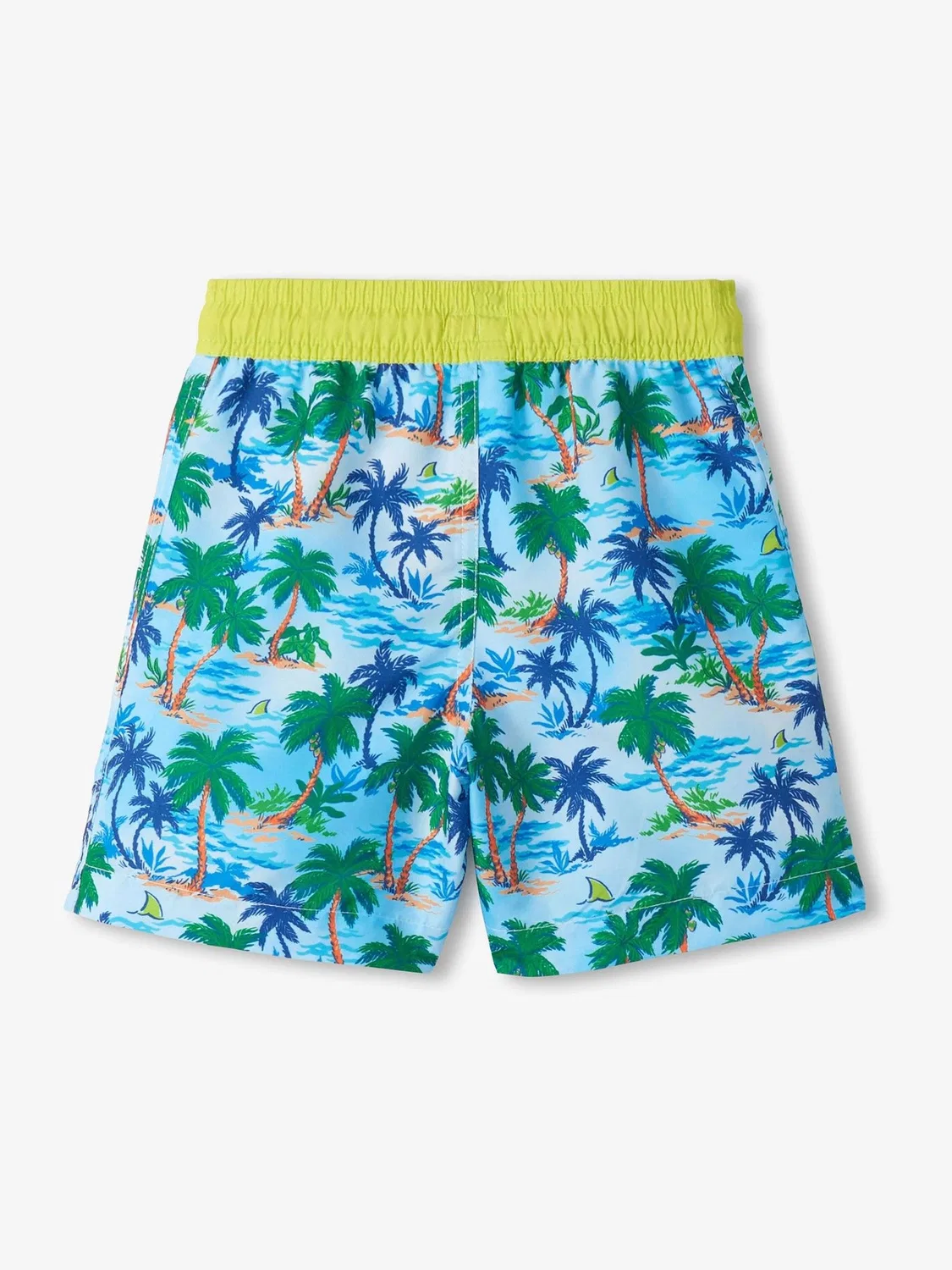 Плавки с принтом пальм, модель Sky Blue Palm Tree Print Hatley, голубой — фото 3