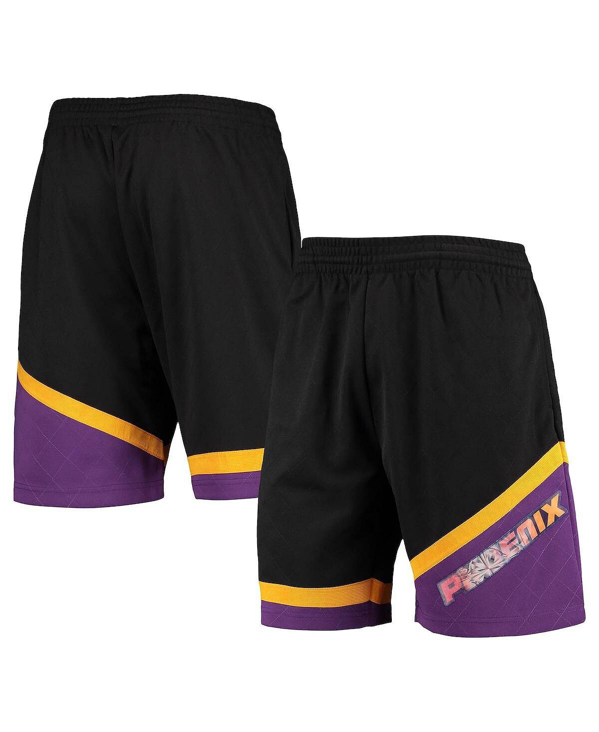 

Мужские черные шорты phoenix suns hardwood classics 75th anniversary swingman Mitchell & Ness, черный