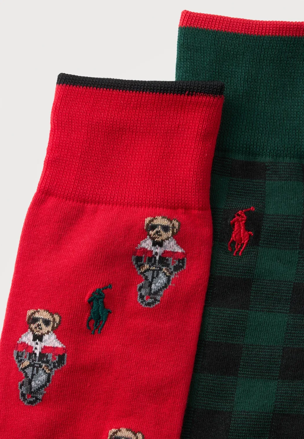 2 пары носков Polo Ralph Lauren, Red/Multi-Coloured — фото 2