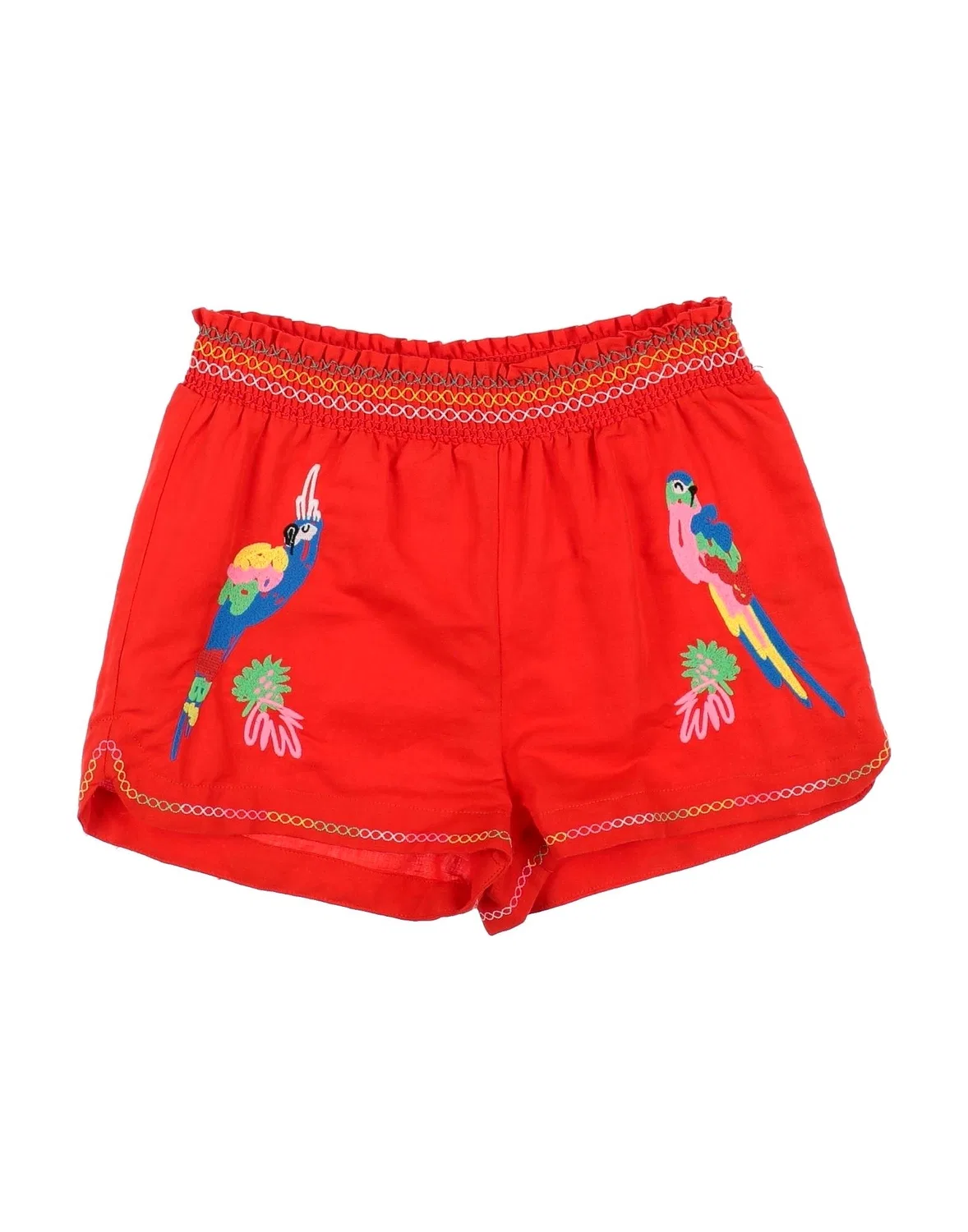 Детские шорты для девочек с аппликацией Stella McCartney Kids, оранжевый