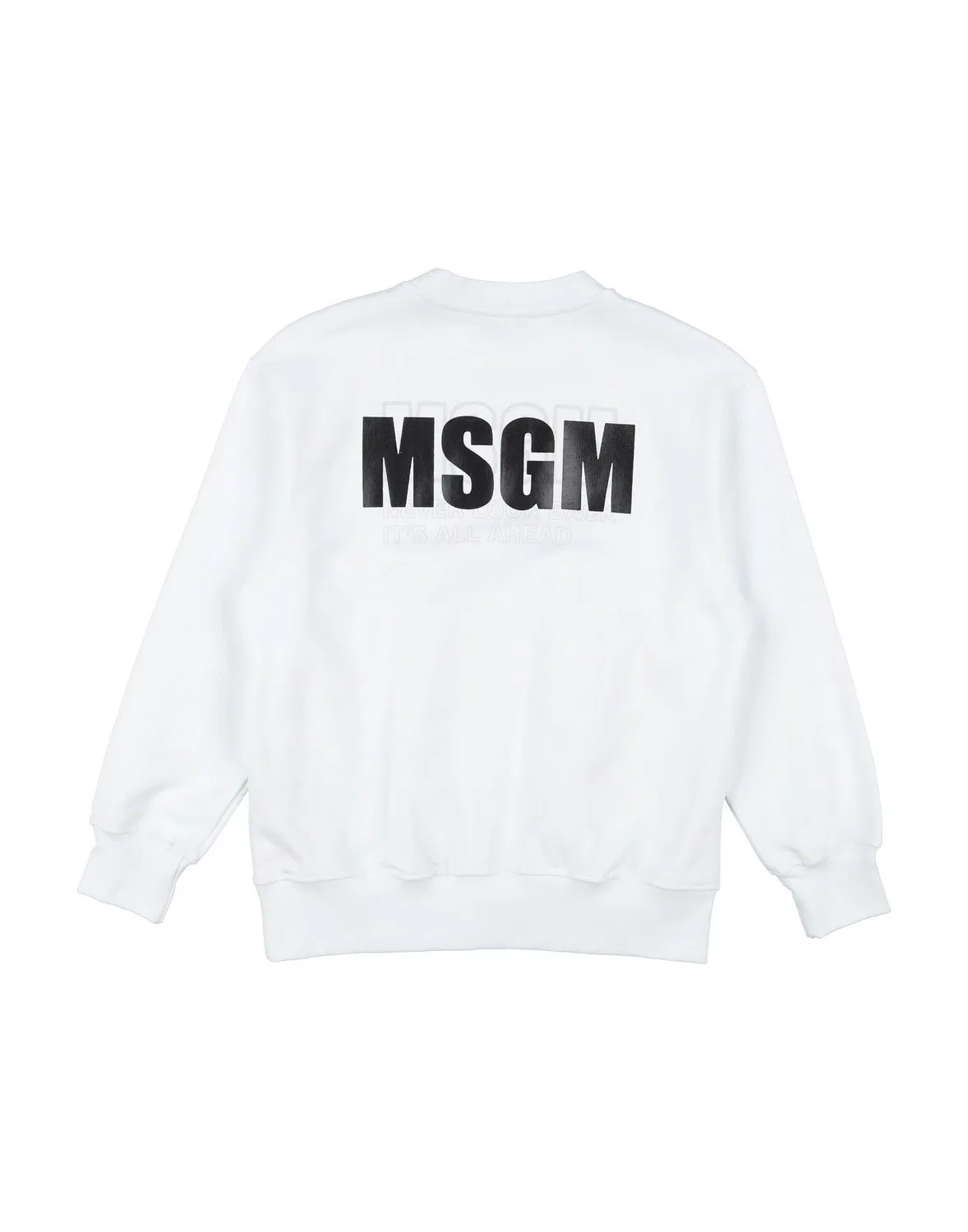 Детский свитшот для мальчиков с принтом Msgm, белый — фото 2