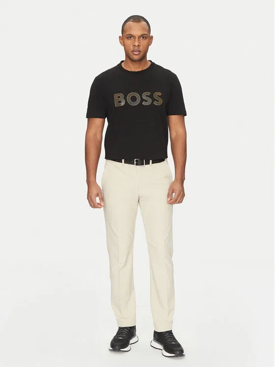 Футболка regular fit TL Logo Boss, черный — фото 2
