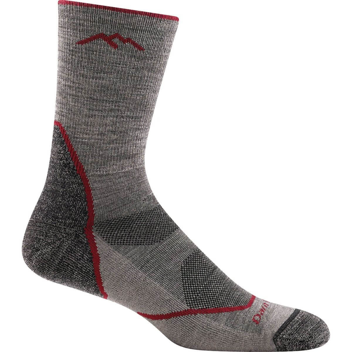 

Носки мужские Darn Tough Light Hiker Micro Crew Light Cushion, серо-коричневый