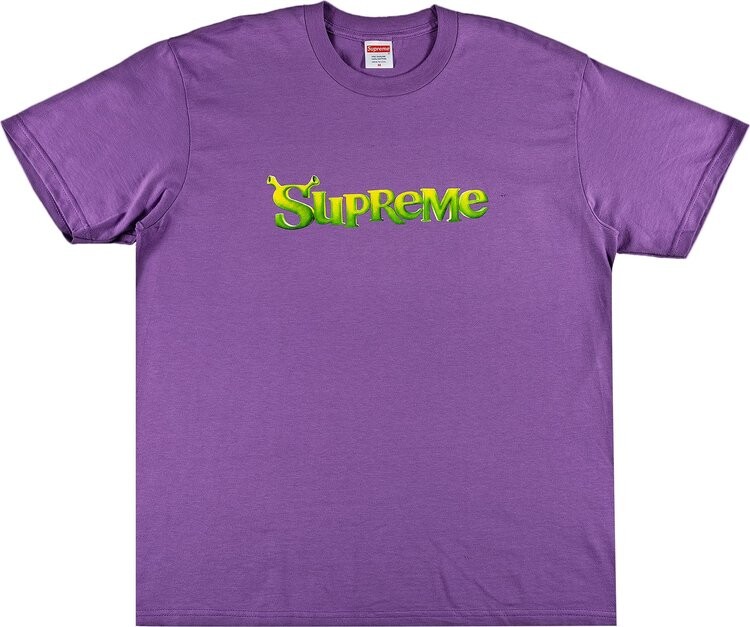 

Футболка Supreme Shrek Tee 'Purple', фиолетовый