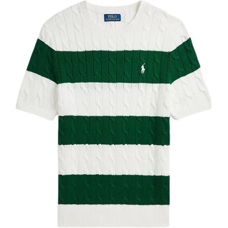 Вязаный свитер с круглым вырезом, мультиколор, Polo Ralph Lauren