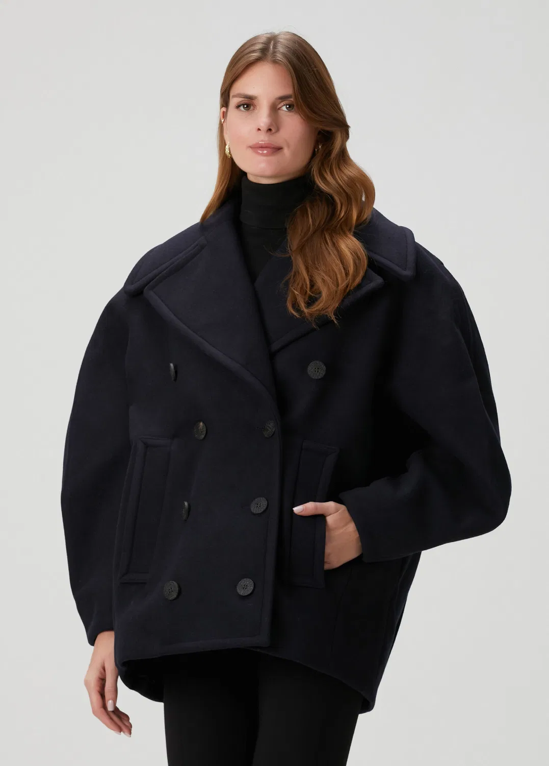Пальто Jacquemus, темно-синий