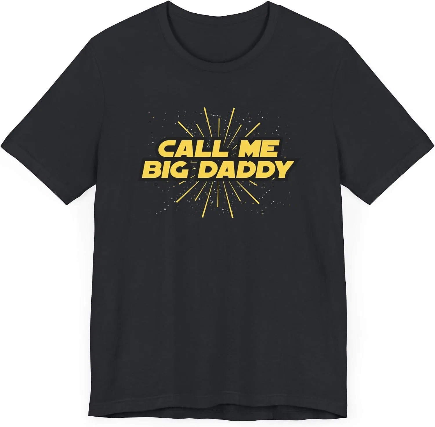 Футболка Call Me Big Daddy Bella Canvas 3001, Vintage Black — фото 3
