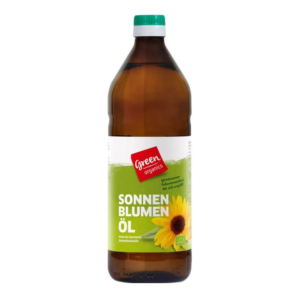 Масло для тела подсолнечное, Green Organics, 12 шт, 750 мл Greenorganics