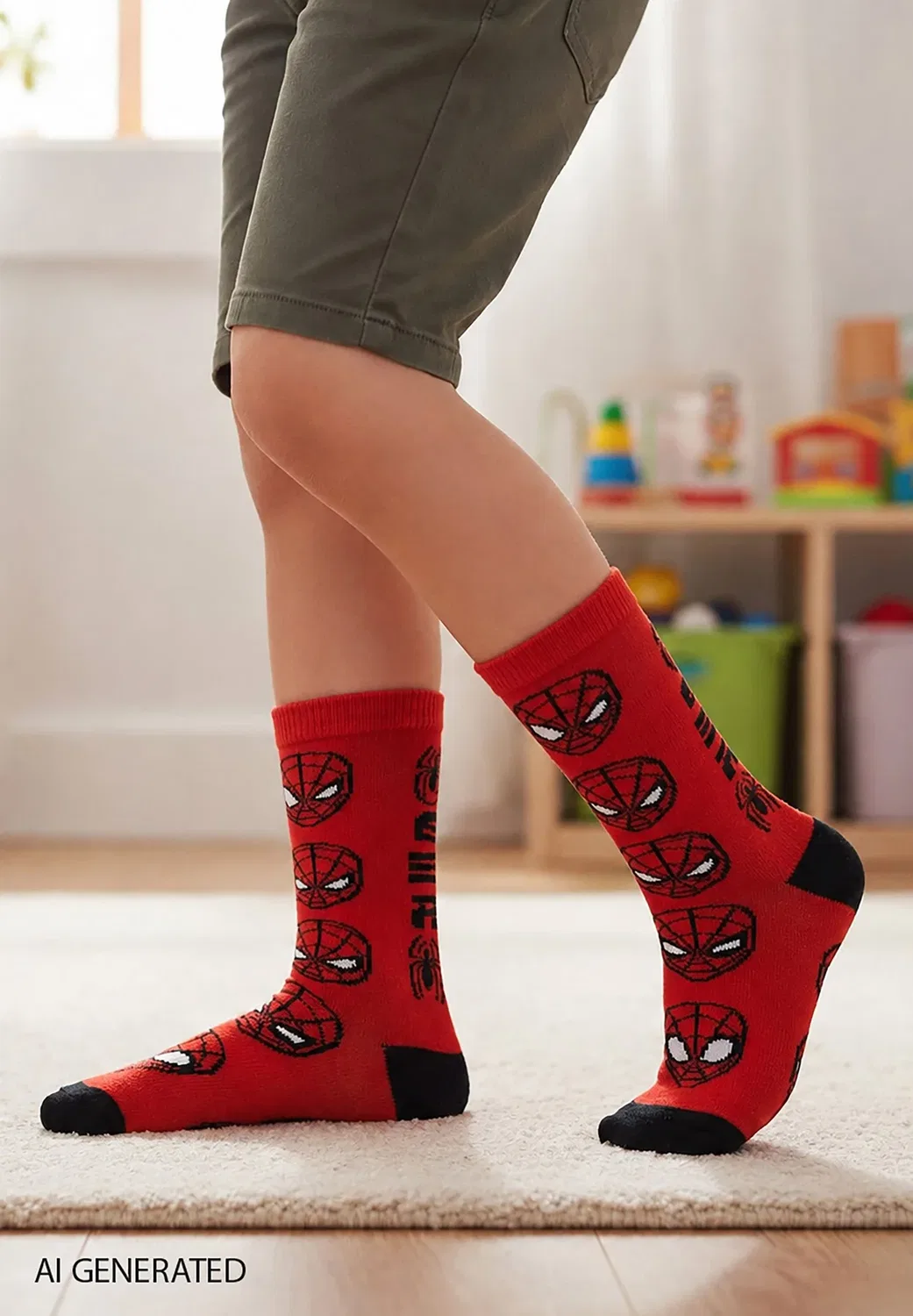 5Er pack marvel spiderman socken söckchen kindersocken - socks Disney, Mehrfarbig — фото 3