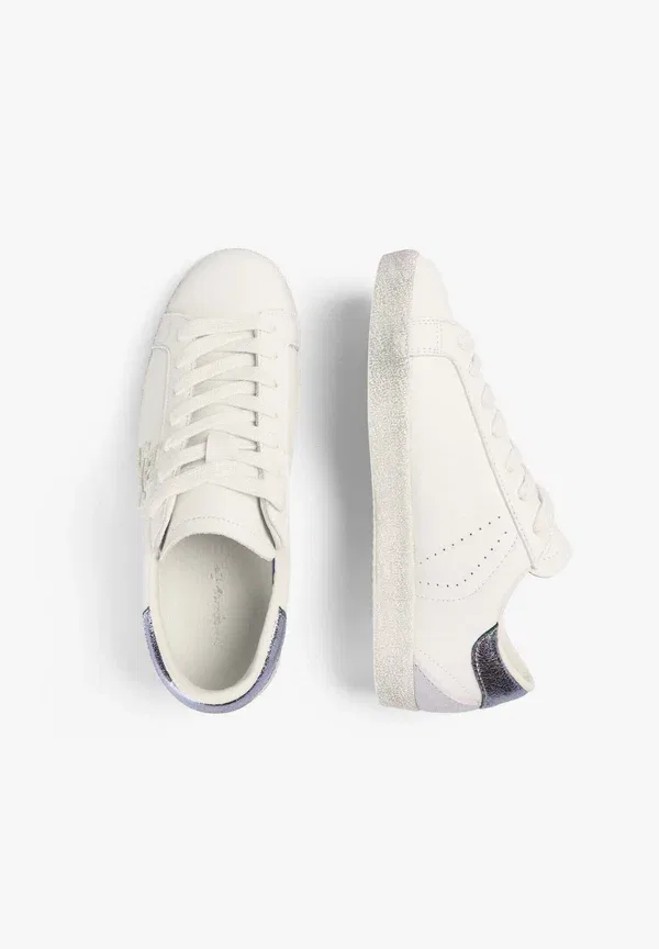Кроссовки кожаные Henry sneakers Scalpers, White Purple, фиолетовый — фото 3