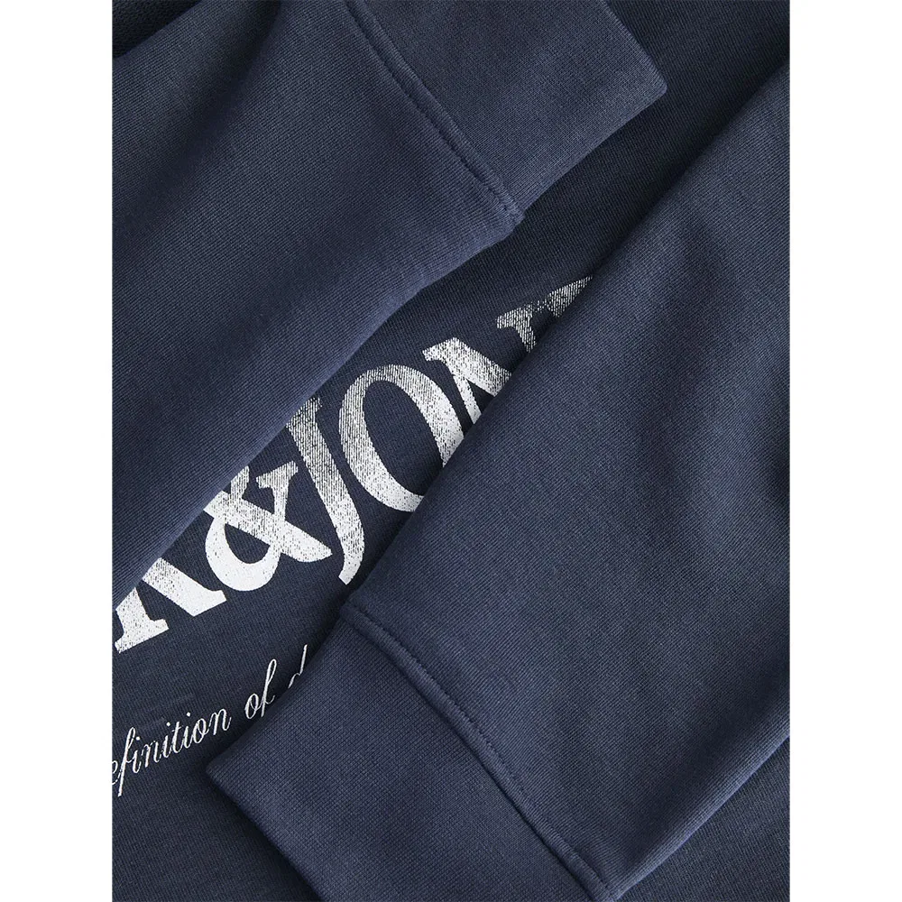 Свитшот с принтом Devin Daytona Jack & Jones, синий — фото 3