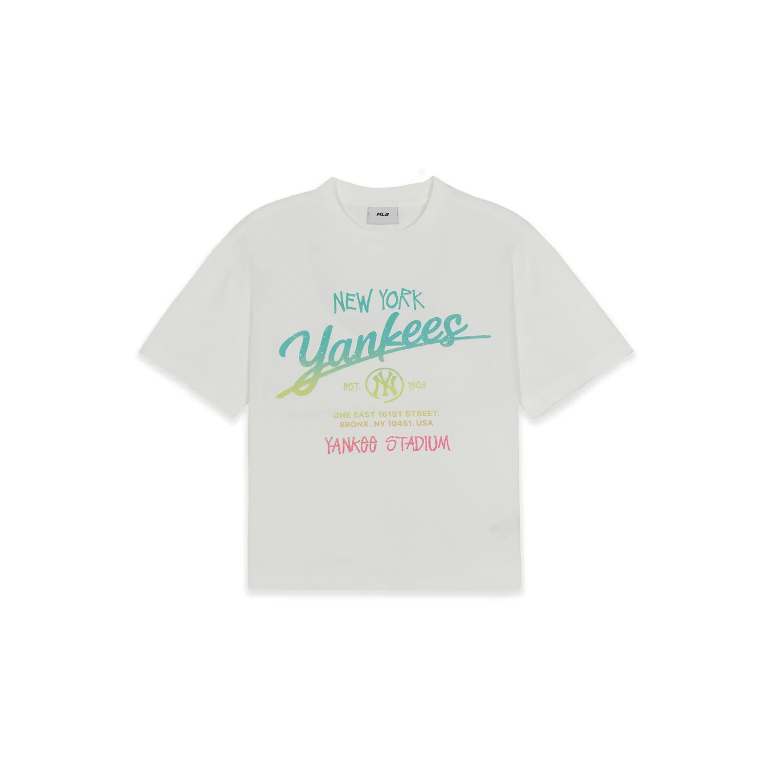 Детская футболка с круглым вырезом MLB KIDS, White