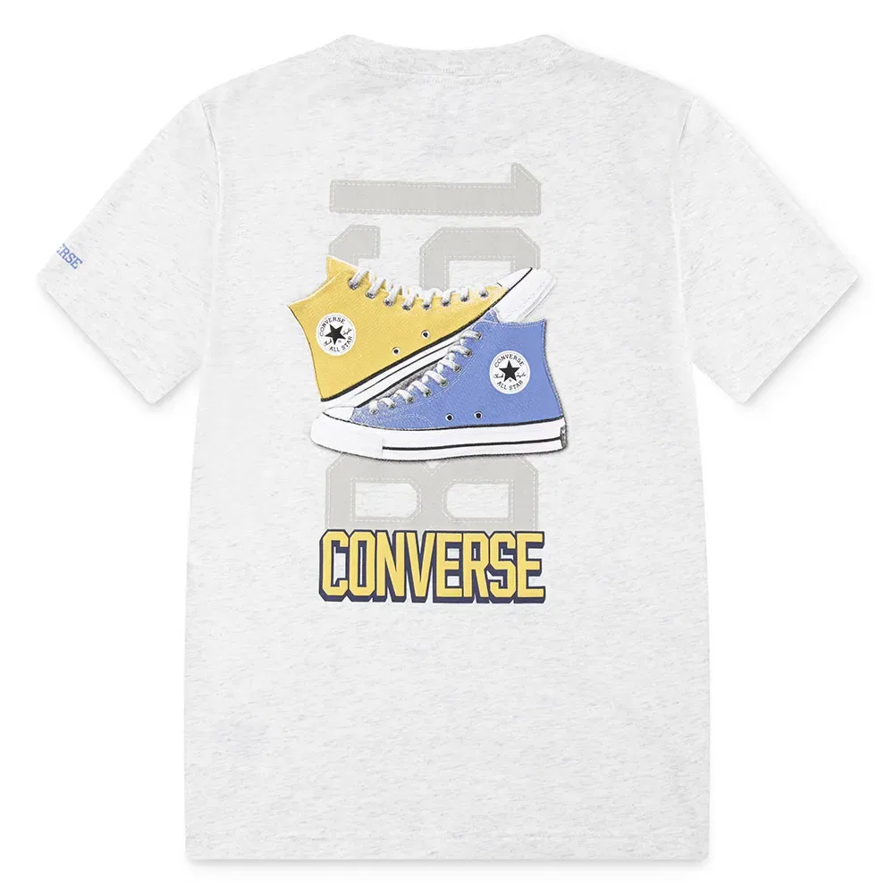 Кроссовки детские Converse Kids Retro Front Back Sneaker, серый — фото 2