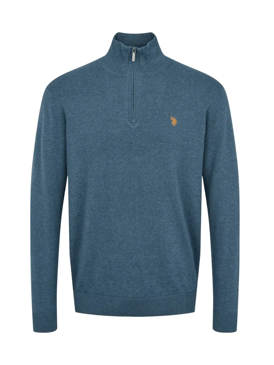 Свитер "UMBRISON" цвета индиго U.S. Polo Assn.