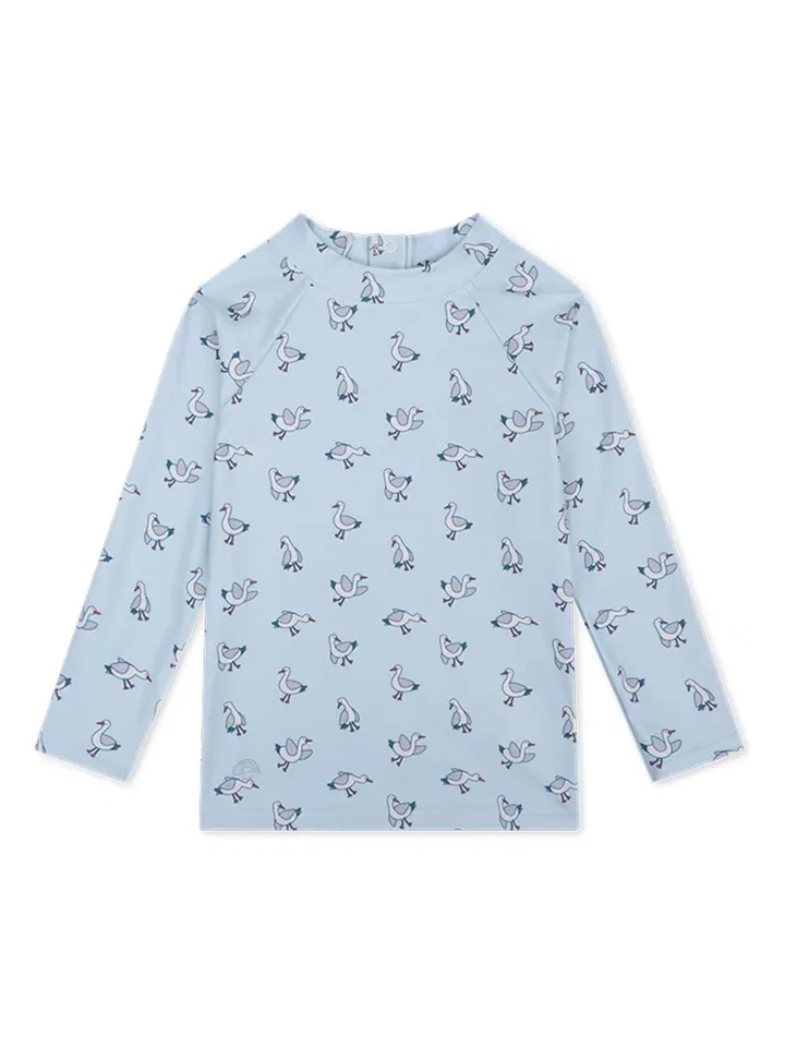 Рубашка для купания с принтом Little Seagull Swim Essentials, голубой