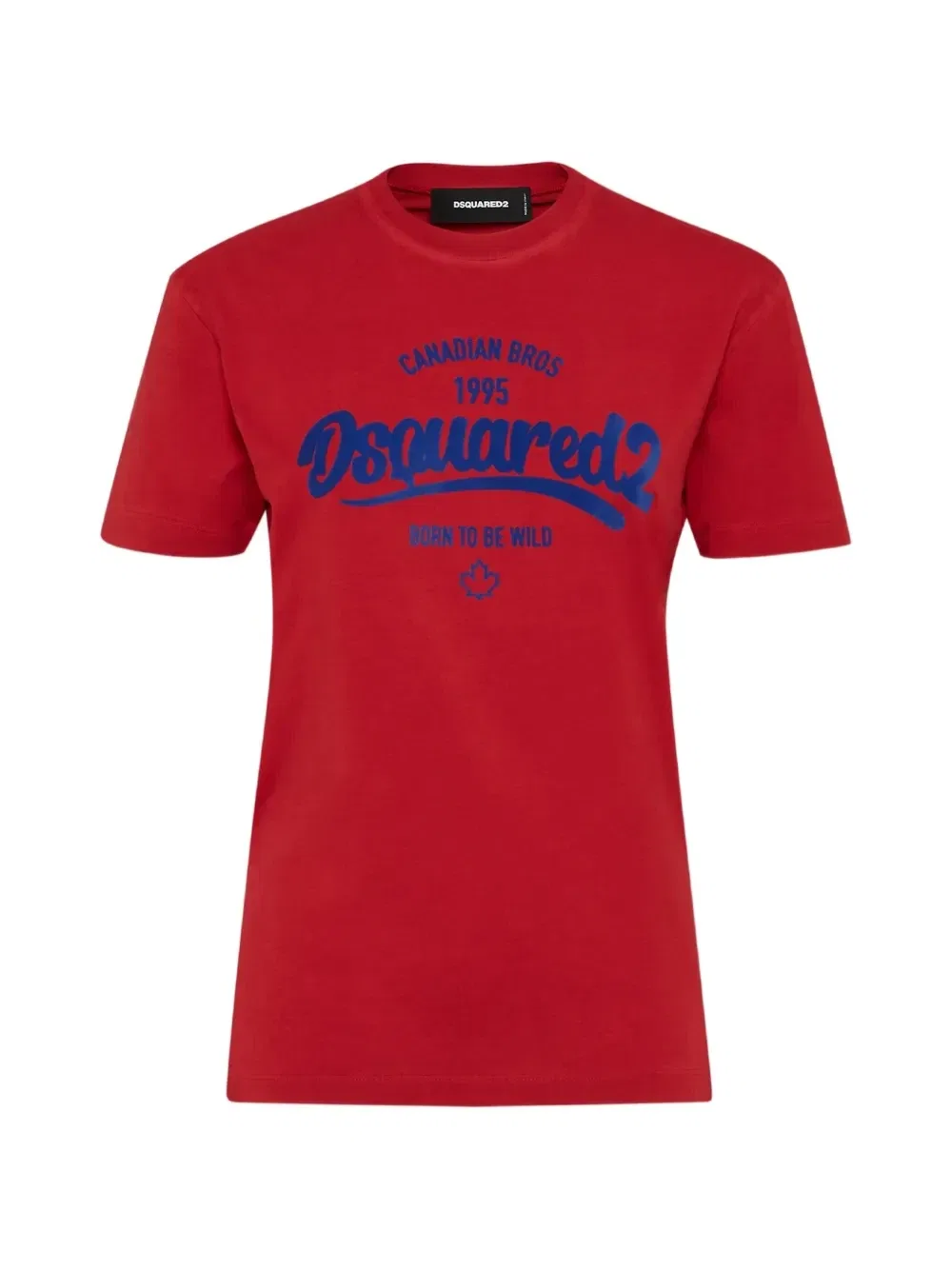 Футболка Just right fit Born to Be Wild Dsquared2, красный