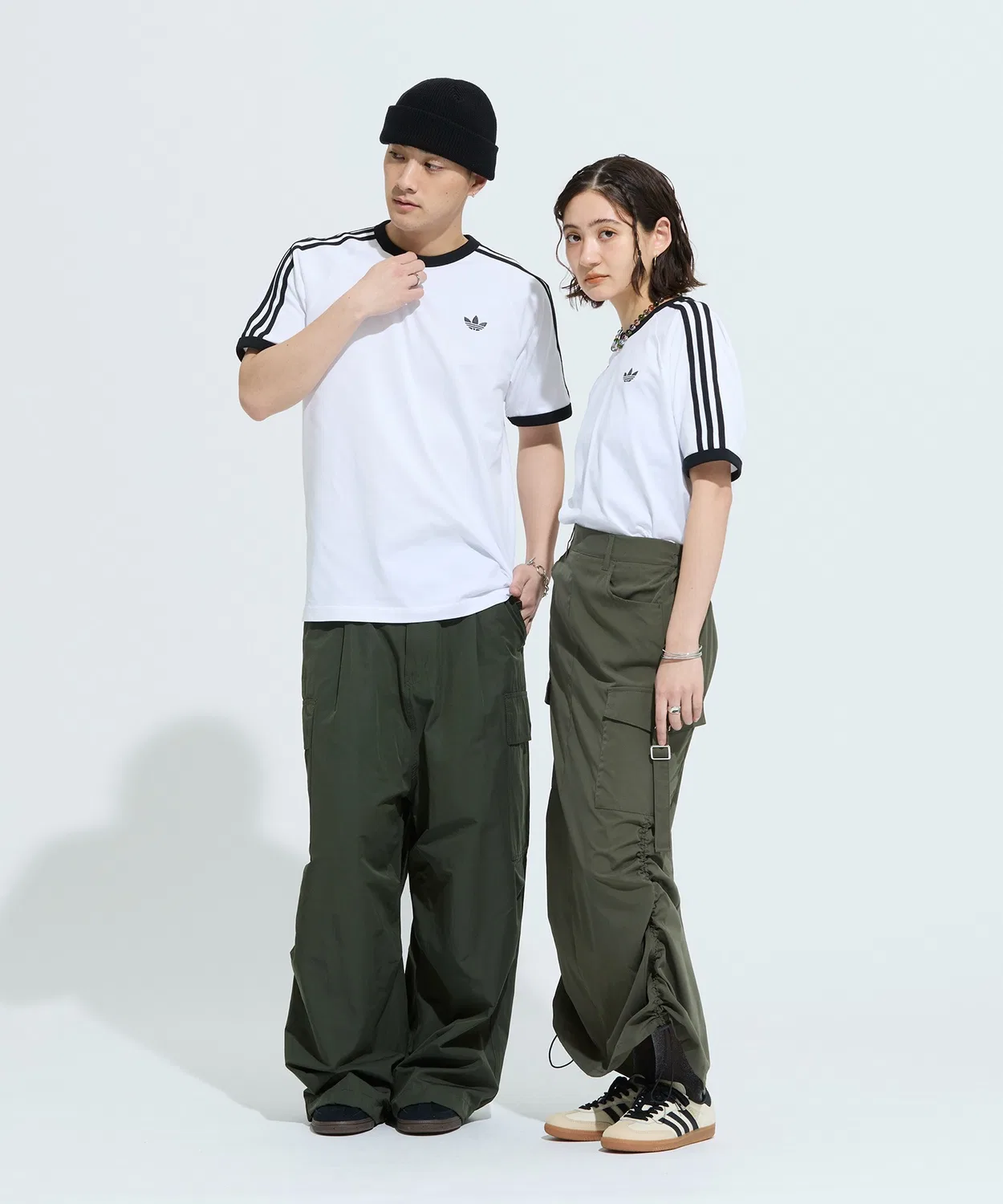 Мужская футболка с длинным рукавомAdidas Originals, Белый — фото 4