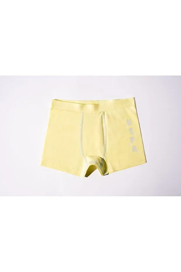 Детские трусы для мальчиков с принтом U.S. Polo Assn., Yellow — фото 3