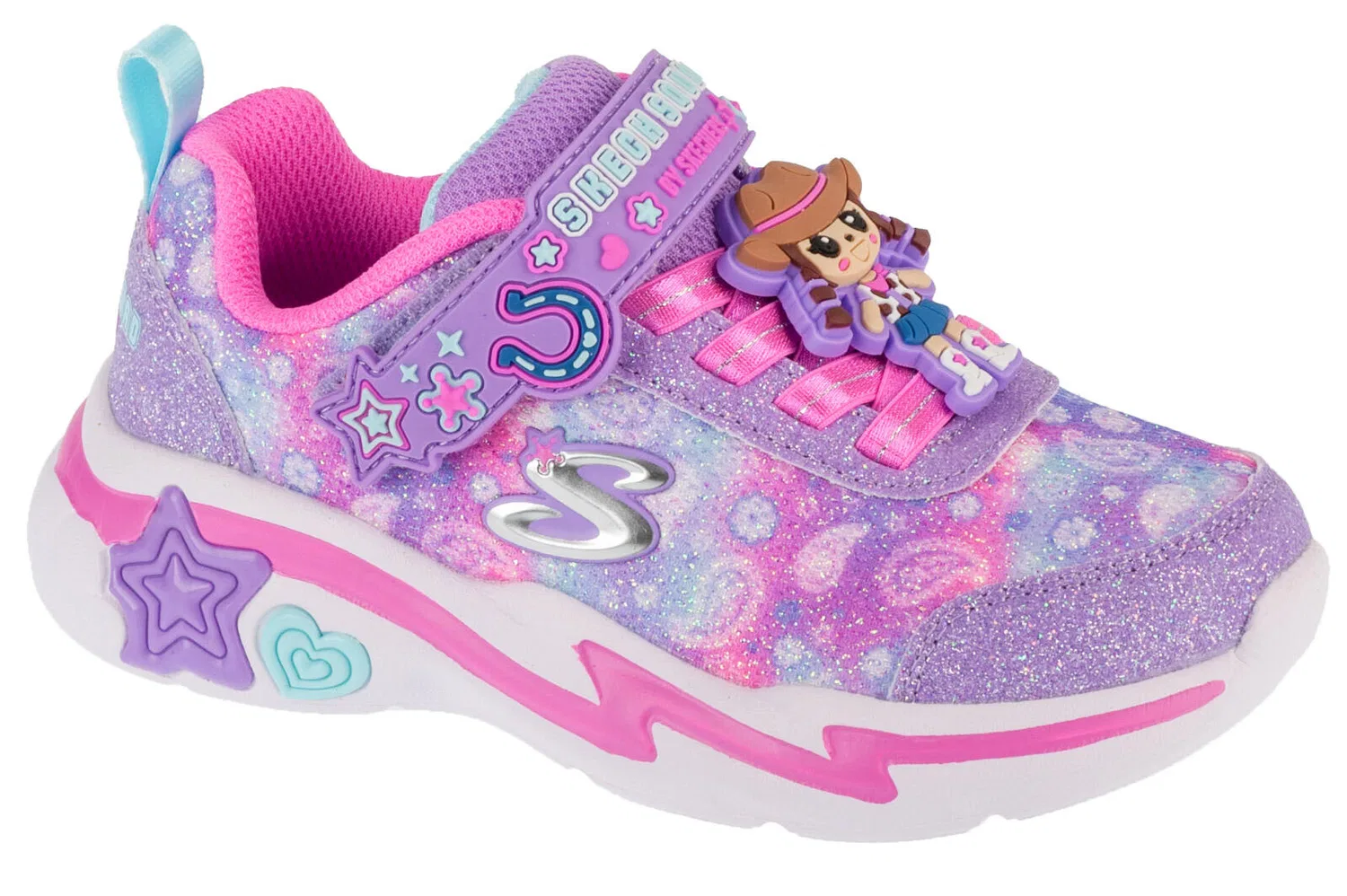Детские кроссовки с принтом Snuggle Sneaks Skechers, Rosa
