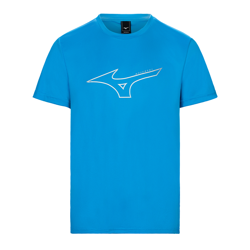 

Мужская и женская одежда для бадминтона Mizuno, небесно-голубой