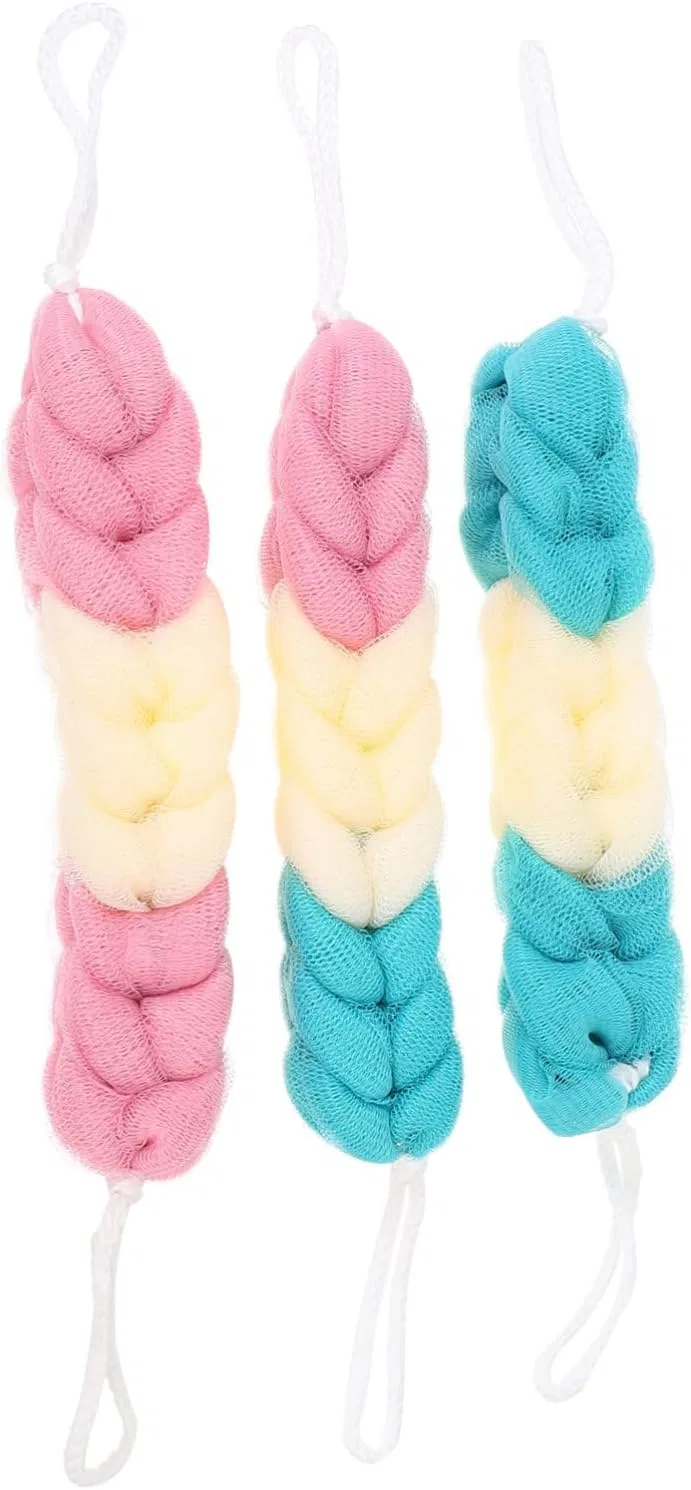 Скребок для спины двусторонний Homoyoyo, набор из 3, 57x5.5x5.5 см