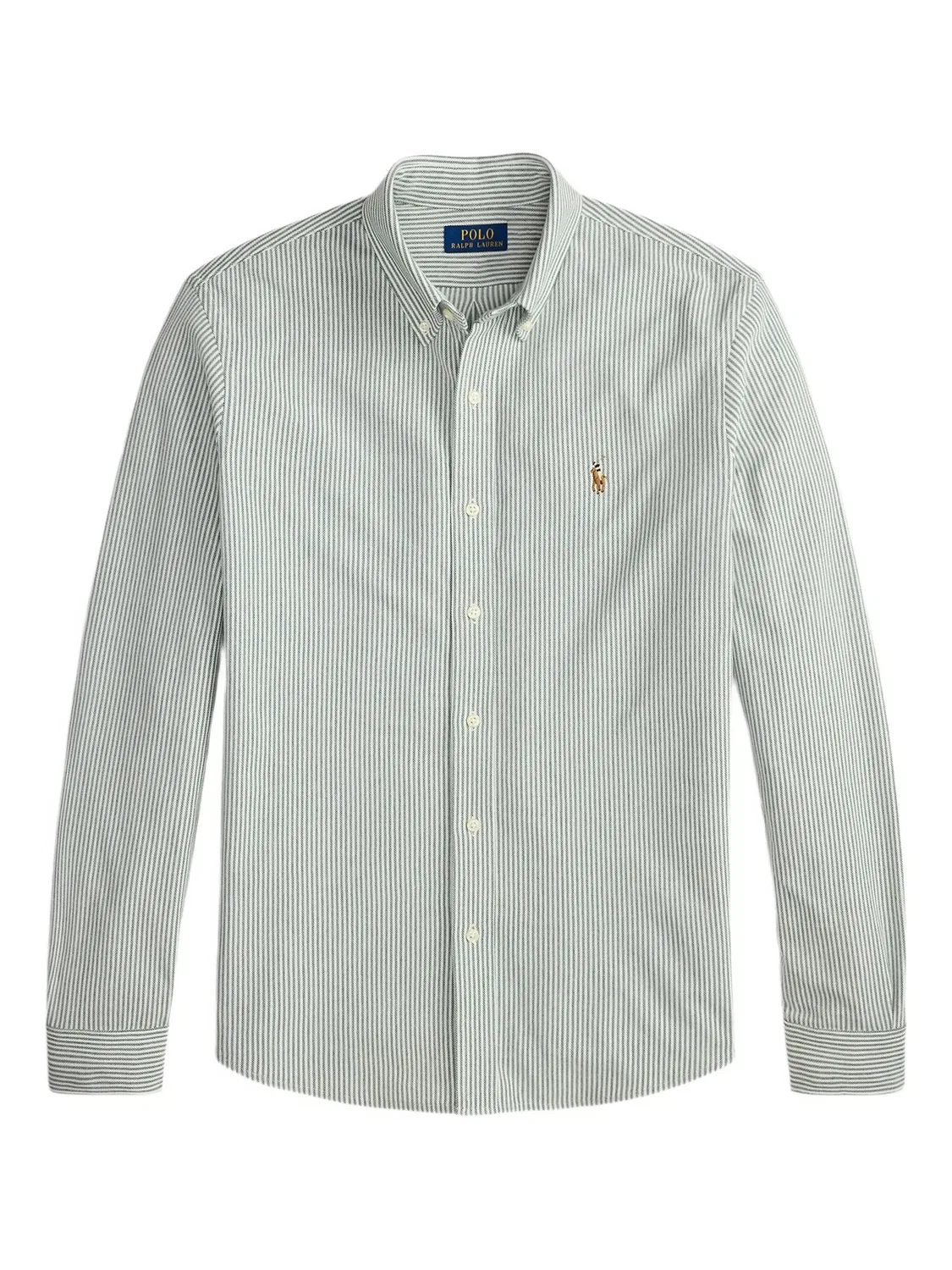 Рубашка в полоску серая Polo Ralph Lauren, серый