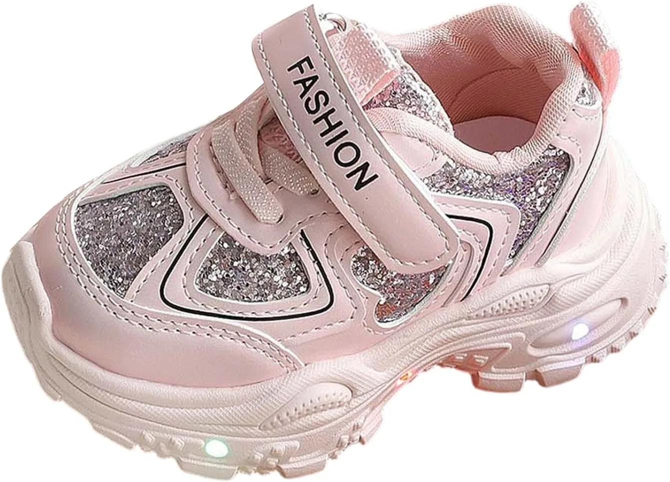 Детские легкие кроссовки для бега с дышащим трикотажным верхом, Pink
