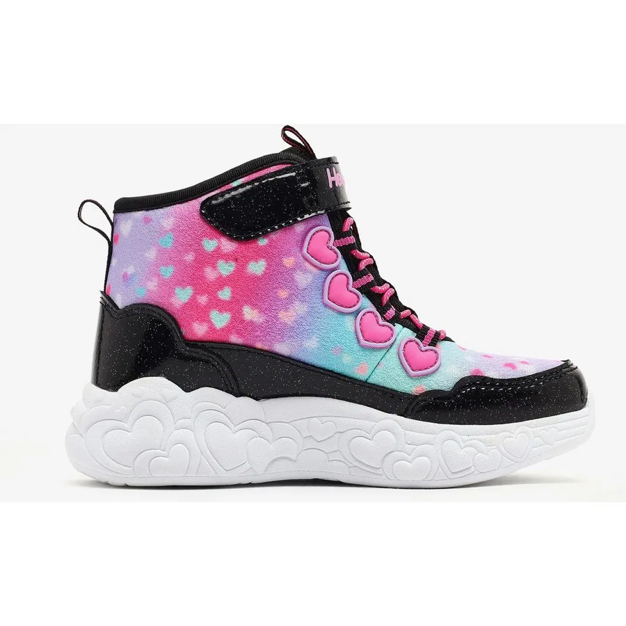 Ботинки с подсветкой Eternal Heart Lights Skechers, Черный — фото 3