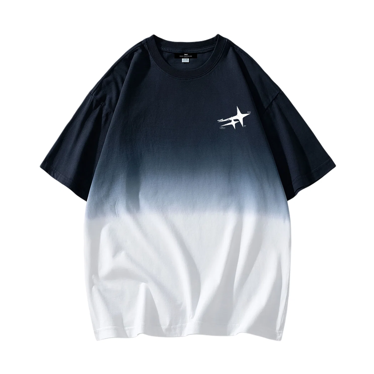 Футболка детская с круглым вырезом Navy Blue With White Paul Costelloe