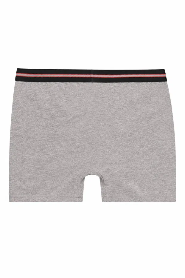 Детские боксеры для мальчиков хлопковые комплект 5 шт Özkan Underwear, Gray Melange — фото 4