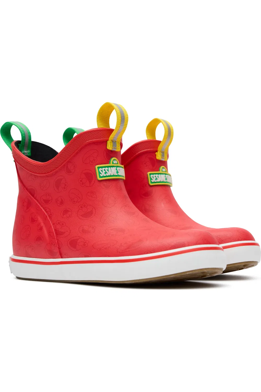 Детские резиновые сапоги водонепроницаемые Sesame Street XTRATUF, Elmo Red — фото 4