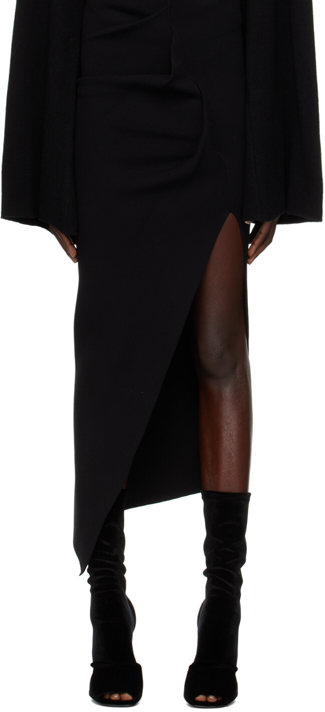 

Черная юбка-миди Rent Rick Owens