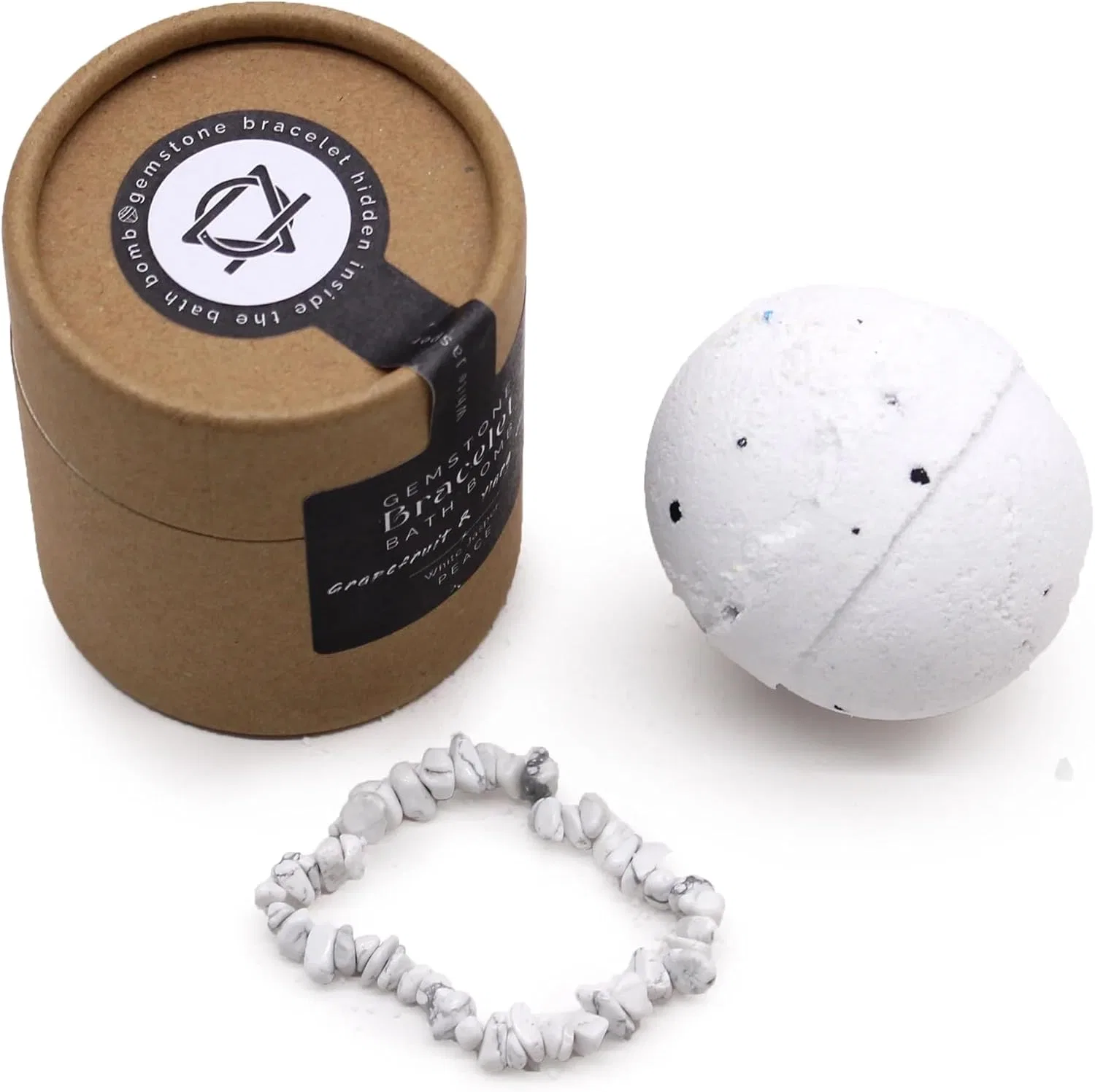 Бомбочка для ванны Bracelet Grindstore White Jasper