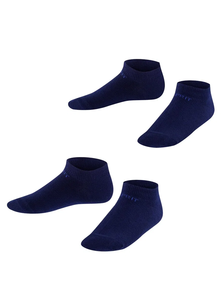 Носки ESPRIT 'Foot Logo 2-Pack' темно-синего цвета — фото 4