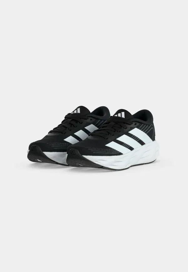 Кроссовки Galaxy 8 j унисекс для бега по шоссе Adidas Performance, белый/черный — фото 3