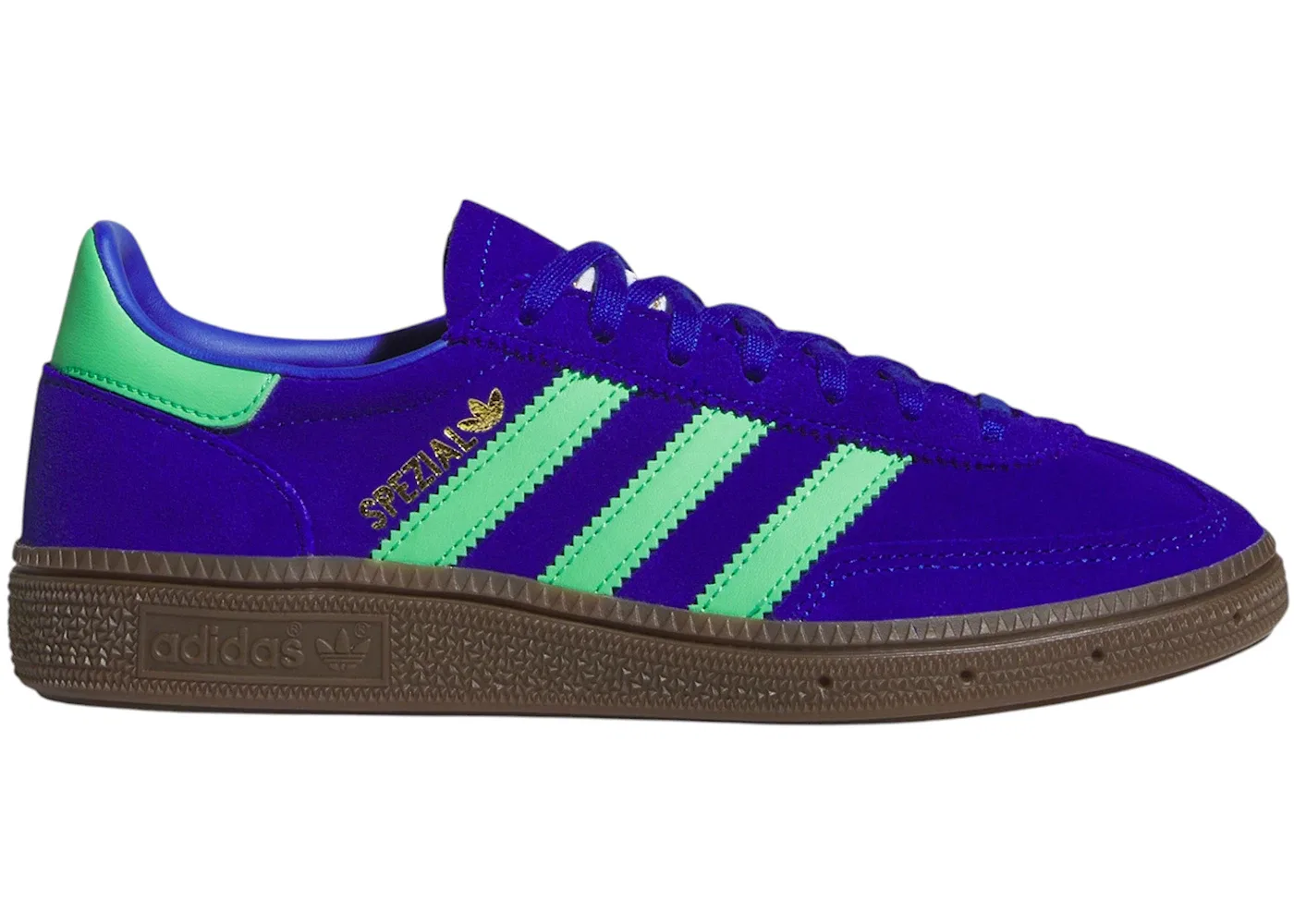 Детские кроссовки Lifestyle с замшевым верхом Adidas Handball Spezial, Lucid Blue Semi Screaming Green Gum