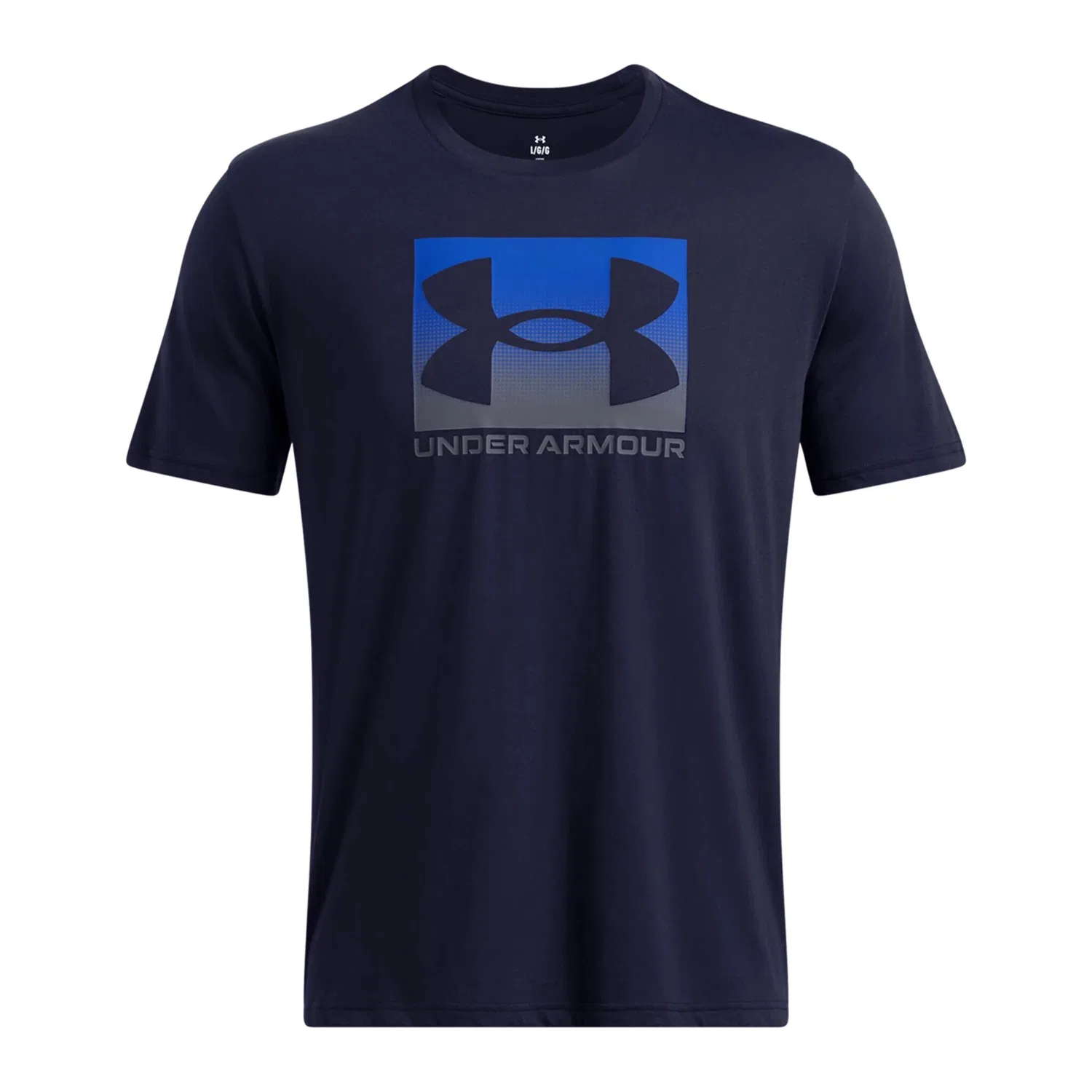 Детская хлопковая футболка с логотипом Under Armour, Dark Blue — фото 3