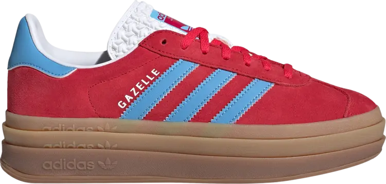 Кроссовки adidas Originals Gazelle Bold IE0421, красный/синий